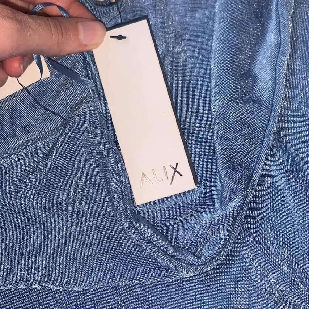 Alix NYC Designer one shoulder bodysuit size M - Picture 11 of 14